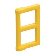 Window 1 x 2 x 3 Pane with Thick Corner Tabs
