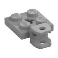 Plate Special 2 x 2 with Towball Socket, Short, Flattened with Holes and Axle Hole in Center