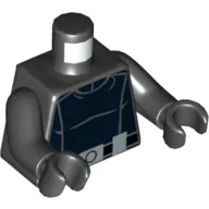 Torso Armor Imperial Trooper Print, Black Arms and Hands