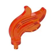 Flame / Headwear Accessory Plume / Feather, Triple Point