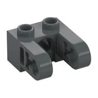 Technic Brick 1 x 2 with Hole and Dual Beam Extensions
