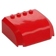 Windscreen 5 x 6 x 2 Triple Curved Top Canopy with 4 Studs
