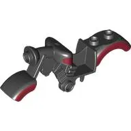 Fairing, Motorcycle, Vintage with Dark Red Trim