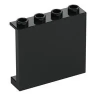 Panel 1 x 4 x 3 [Side Supports / Hollow Studs]
