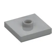 Plate Special 2 x 2 with Groove and Center Stud (Jumper)