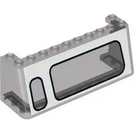 Windscreen 3 x 10 x 3 with Large Window Right, Small Window Left Print