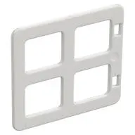 Duplo Door / Window with Four Equal Square Cornered Panes