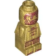 Microfig Dark Red Treasure King Trident Print