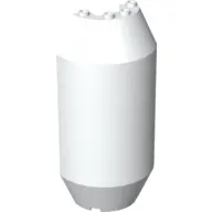 Cylinder Half 4 x 6 x 13 with 1 x 2 Cutout