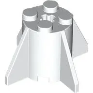 Brick Round 2 x 2 x 2 with Axle Hole and Fins