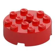 Brick Round 4 x 4 Centre Hole