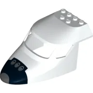 Aircraft Fuselage Curved Forward 6 x 10 Top with Space Shuttle Print