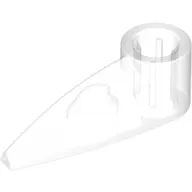 Technic Tooth 1 x 3 with Axle Hole [Rounded Underside]