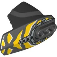 Large Figure Limb Cover, Size 5, Armor with Ball Joint Socket with Yellow Insect Print (Waspix)