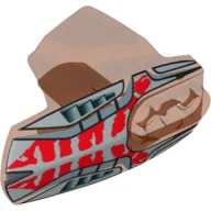 Large Figure Limb Cover, Size 5, Armor with Ball Joint Socket with Beast Print (Fangz)