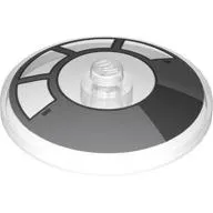 Dish 4 x 4 Inverted [Radar] with Millennium Falcon Cockpit Print
