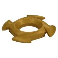 Ring 4 x 4 with 2 x 2 Opening and 4 Arrow Ends (Ninjago Spinner Crown)