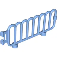 Duplo Fence Railing with Scalloped Top and Clips on End