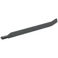 Technic Rotor Blade 31L with Beam 3L with Black Rubber Tip