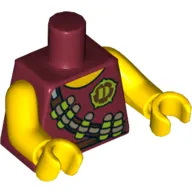 Torso Tank Top, Tranquilizer Bandolier, Belt and 'D' Print, Yellow Arms and Hands