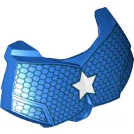 Large Figure Chest Cover, Armour Small with Captain America Star Print