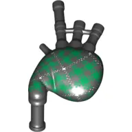 Musical Instrument Bagpipes with Green and White Tartan Print