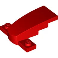 Brick Wedged, Curved 4 x 2 x 1 1/3 with 1 x 4 Base [Plain]