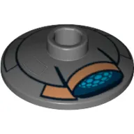 Dish 2 x 2 Inverted [Radar] with SW Droid T7-O1 Print [9497]