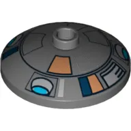 Dish 3 x 3 Inverted [Radar] with Droid T7-O1 Print