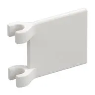 Flag 2 x 2 Square, Flat Clip Edge [Thick Clips]