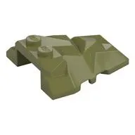 Brick Wedged, Sloped 4 x 4 Fractured Polygon Top
