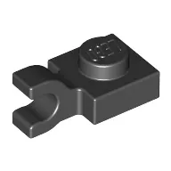 Plate Special 1 x 1 with Clip Horizontal [Thick U Clip]