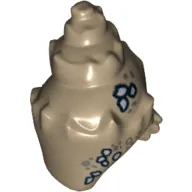 Conch Shell with Marine Growth Print