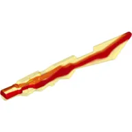 Weapon Sword with Jagged Edges and Trans Red Center