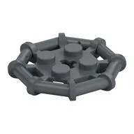 Plate Special 2 x 2 with Bar Frame Octagonal, Reinforced, Completely Round Studs