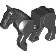 Animal, Horse, Moveable Legs with Gray Bridle Print