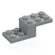 Bracket 5 x 2 x 1 1/3 with Holes, Pin Bottom