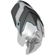 Large Figure Helmet / Visor with Clip with Clip with Face Guard Print