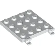 Plate Special 4 x 4 with Clips Horizontal (thick open O clips)