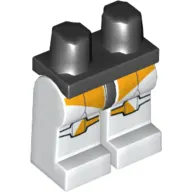 Hips and White Legs with Bright Light Orange Markings Print (Clone Trooper)