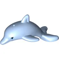 Animal, Dolphin, Jumping with Bottom Axle Holder, Blue Eyes and Eyelashes Print
