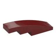 Brick Curved 4 x 1 No Studs [Stud Holder with Symmetric Ridges]