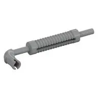 Exhaust Pipe with Technic Pin - Flat End, Rounded Hole