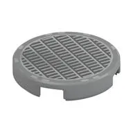 Tile Round 2 x 2 with Bottom Stud Holder with Fine Mesh Grille Print