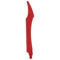Large Figure Weapon Blade, Curved Tip with Axle