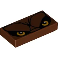 Tile 1 x 2 with Gorilla Eyes Print