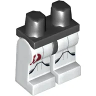 Hips and White Legs with Clone Trooper Armour Print