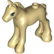 Animal, Horse / Foal, with Black Eyes, White Pupils and Black Eyelashes Print