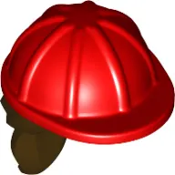 Hair and Helmet, Construction / Hard Hat, Ponytail Dark Brown pattern