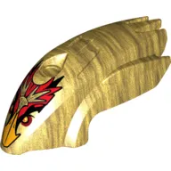 Fairing, Fly Wheel, Bird Shape with Gold Beak Fluminox Print